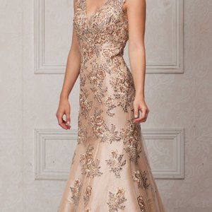 MOTHER OF BRIDE EVENING FORMAL SHEATH DRESS AC766